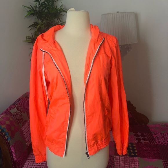 Zine Clothing Jackets & Blazers - ZINE NEON CORAL JACKET